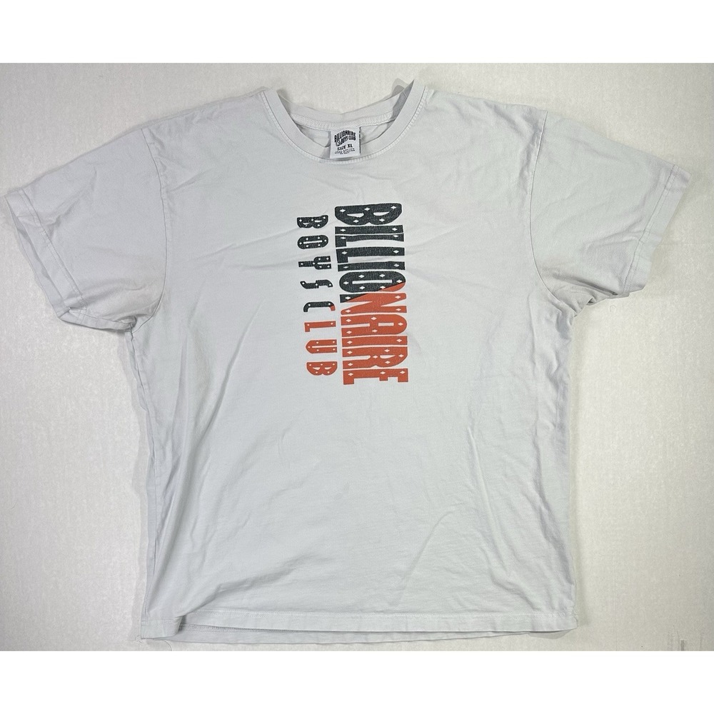 Billionaire Boys Club BBC T-Shirt XL White Graphic Logo Tee Pharrell Streetwear